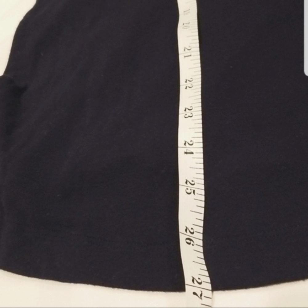 Theory Top Navy Ruffle Haltered Top - Picture 11 of 11